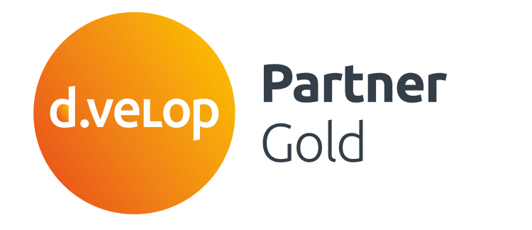 Gold Partner Logo von d.velop