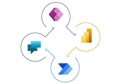 Icons of the Power Platform components